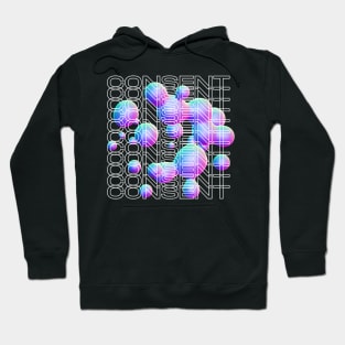 Consent y2k design bubble ver Hoodie